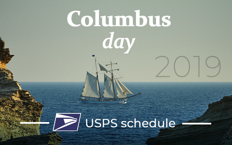 Is the Post Office closed for Columbus Day 2019