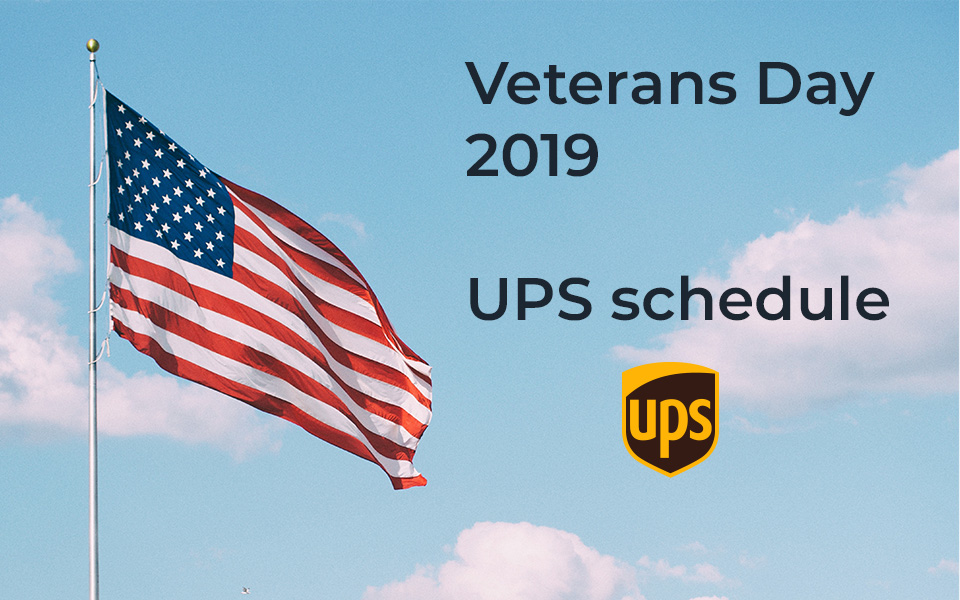 Does UPS deliver on Veterans Day 2019