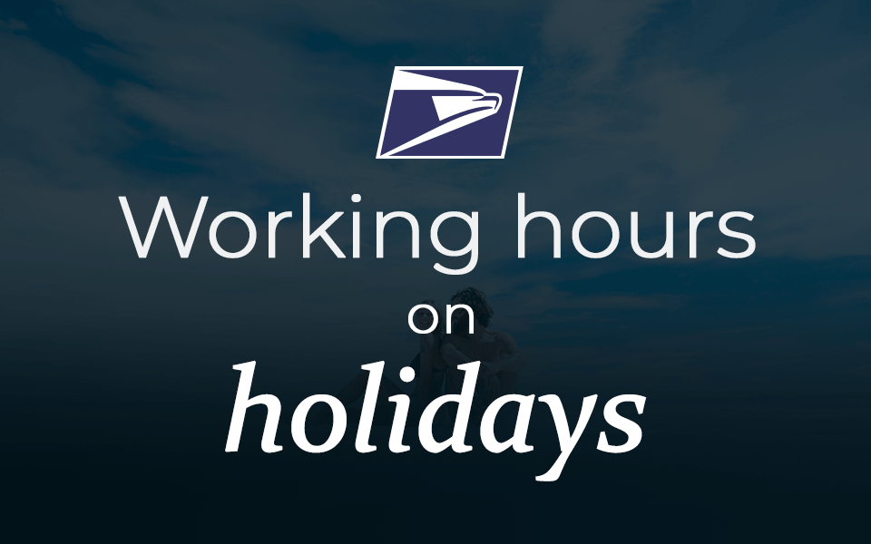 USPS Holiday hours 2019