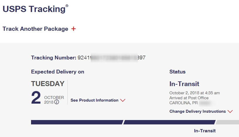 usps package tracking popup scam