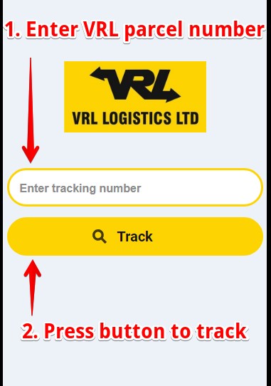 online tracking VRL logistics