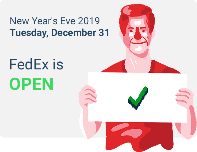 fedex hours on new years eve 2019